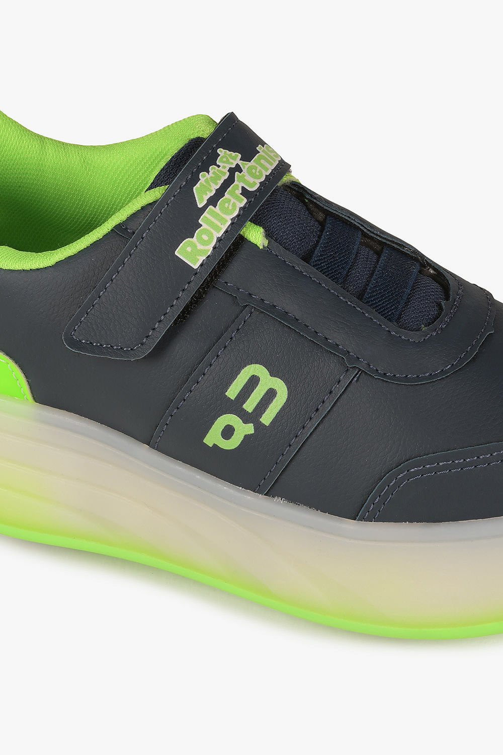 Tênis Infantil Mini Pé Led Otto Azul Marinho 2
