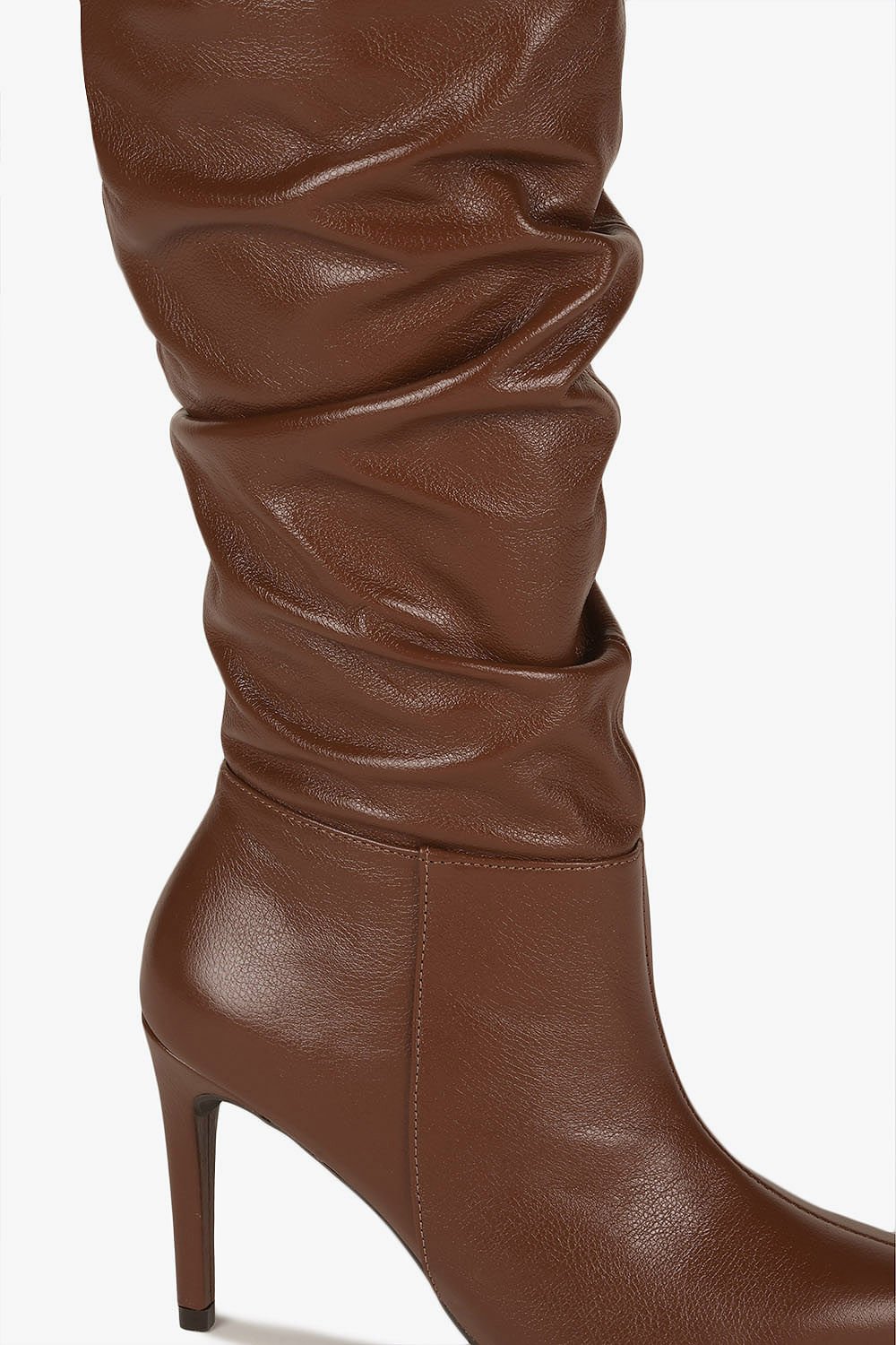 Bota Feminina Cano Alto Mundial Lunaria Marrom 2
