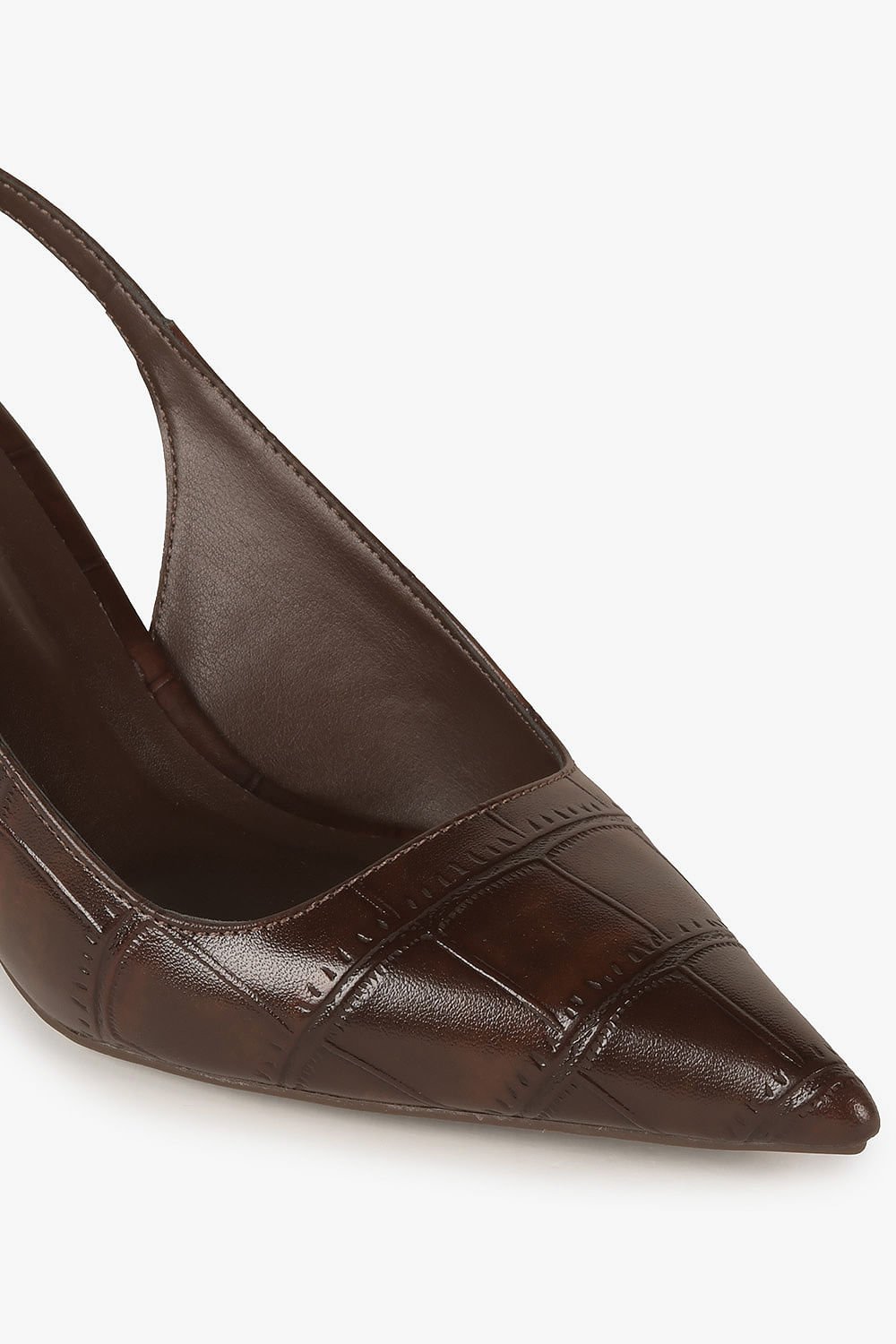 Scarpin Feminino Slingback Mundial Fatima Marrom 2