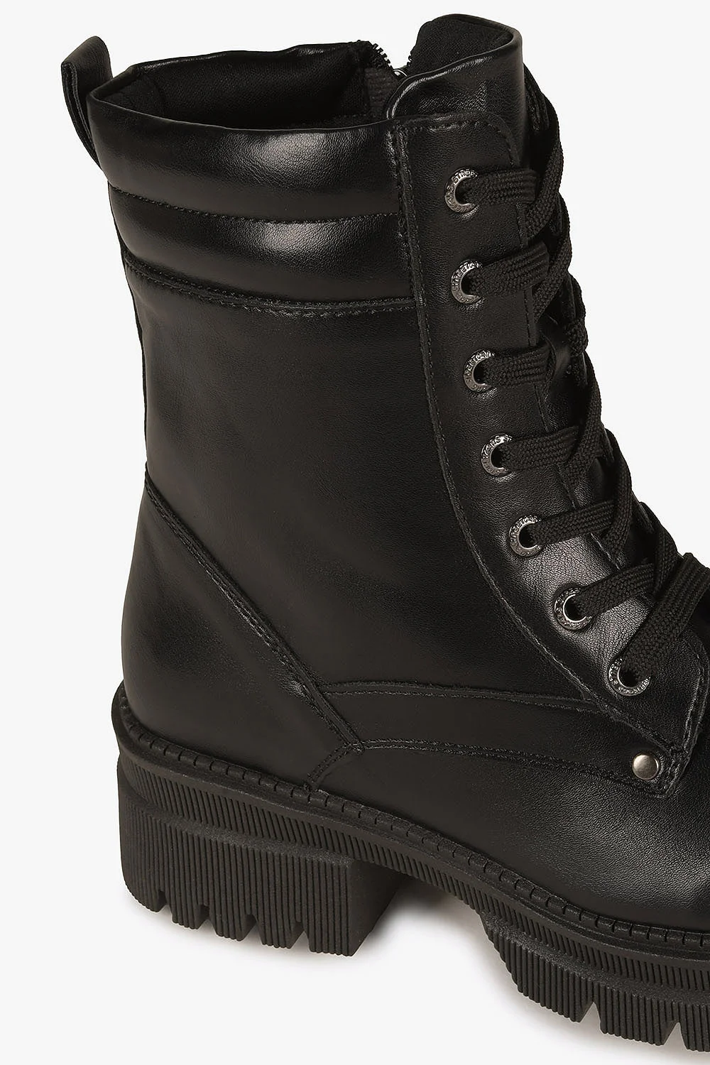 Bota Feminina Coturno Mooncity Abgail Preto 2