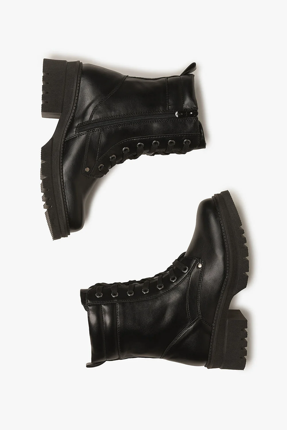 Bota Feminina Coturno Mooncity Abgail Preto 3