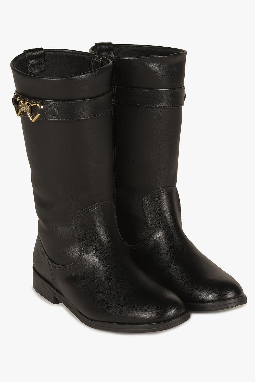 Bota Infantil Cano Alto Mundial Clarinha Preto 4