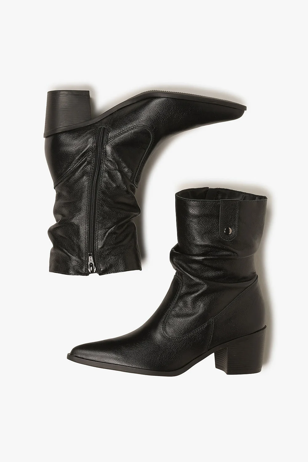 Bota Feminina Cano Médio Mundial Atilla Preto 3