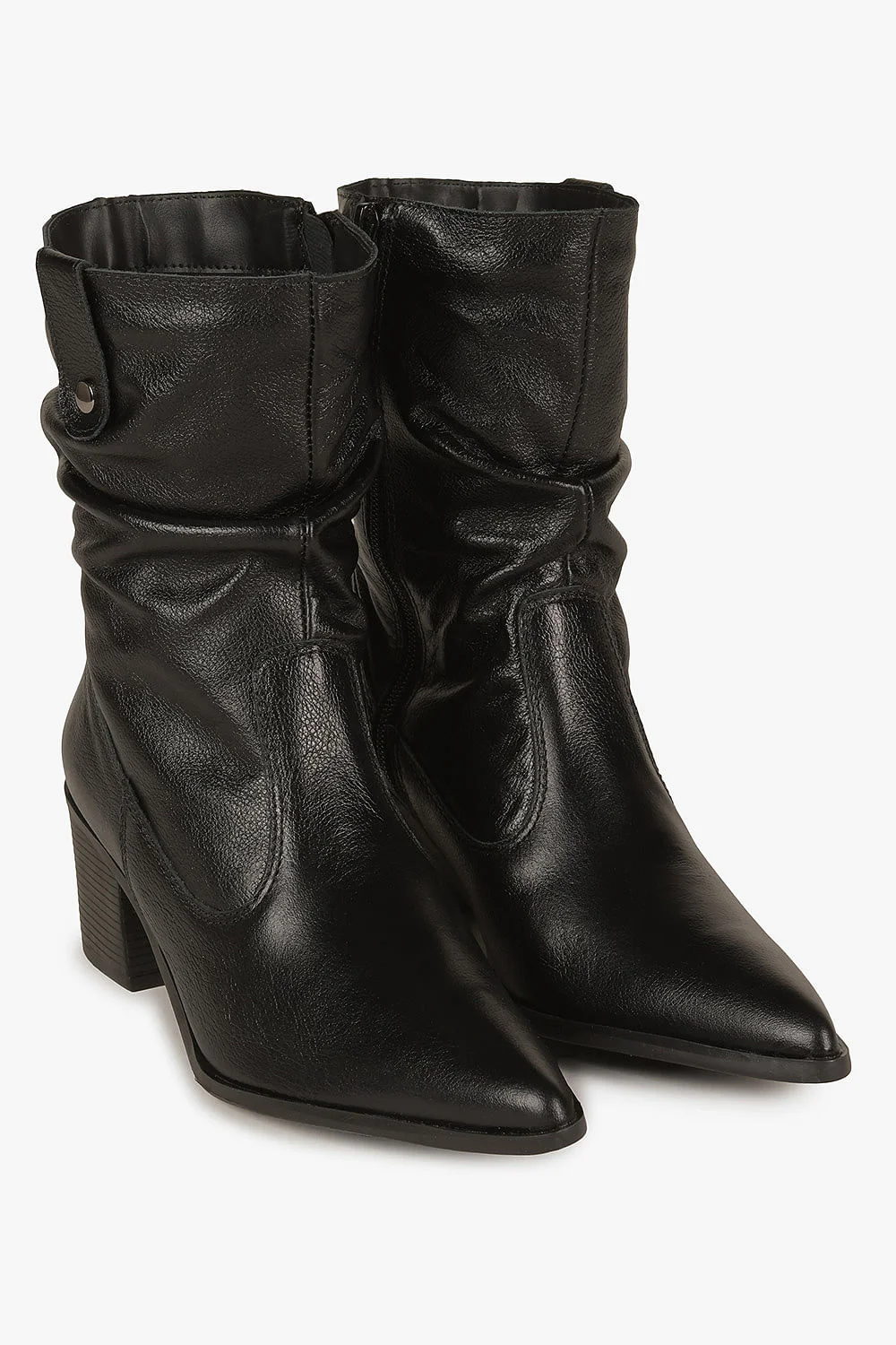 Bota Feminina Cano Médio Mundial Atilla Preto 4