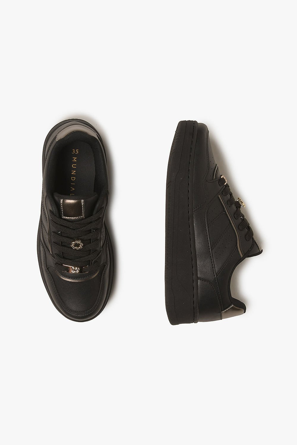 Tênis Feminino Casual Mundial Zyke Preto 3