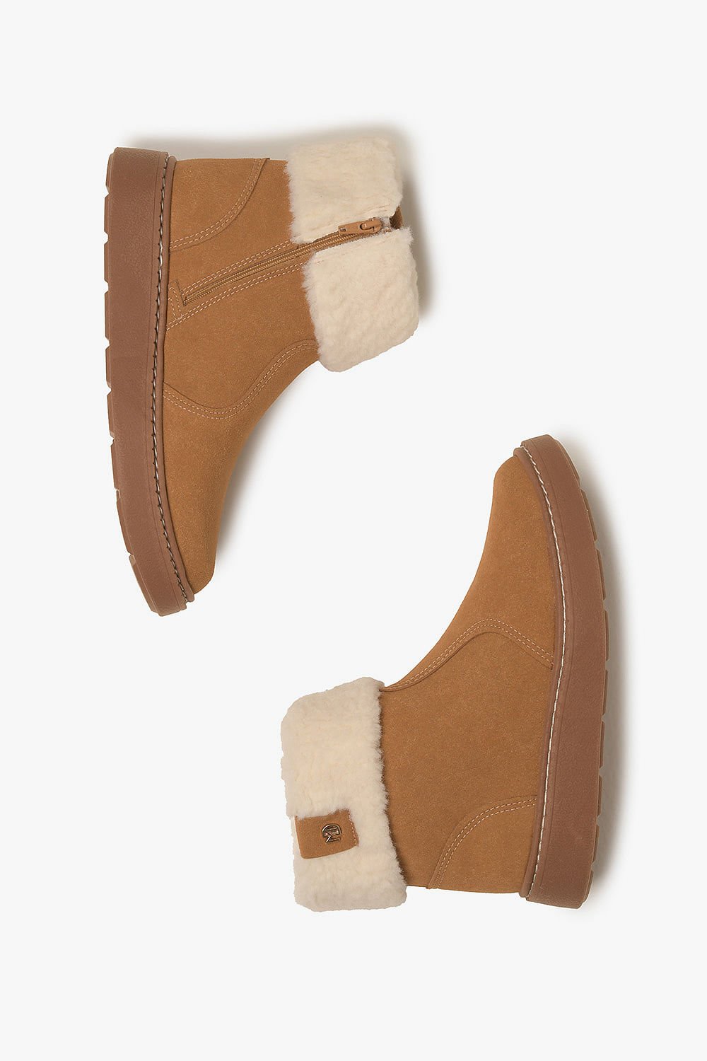 Bota Feminina Cano Curto Modare Belinda Marrom 3
