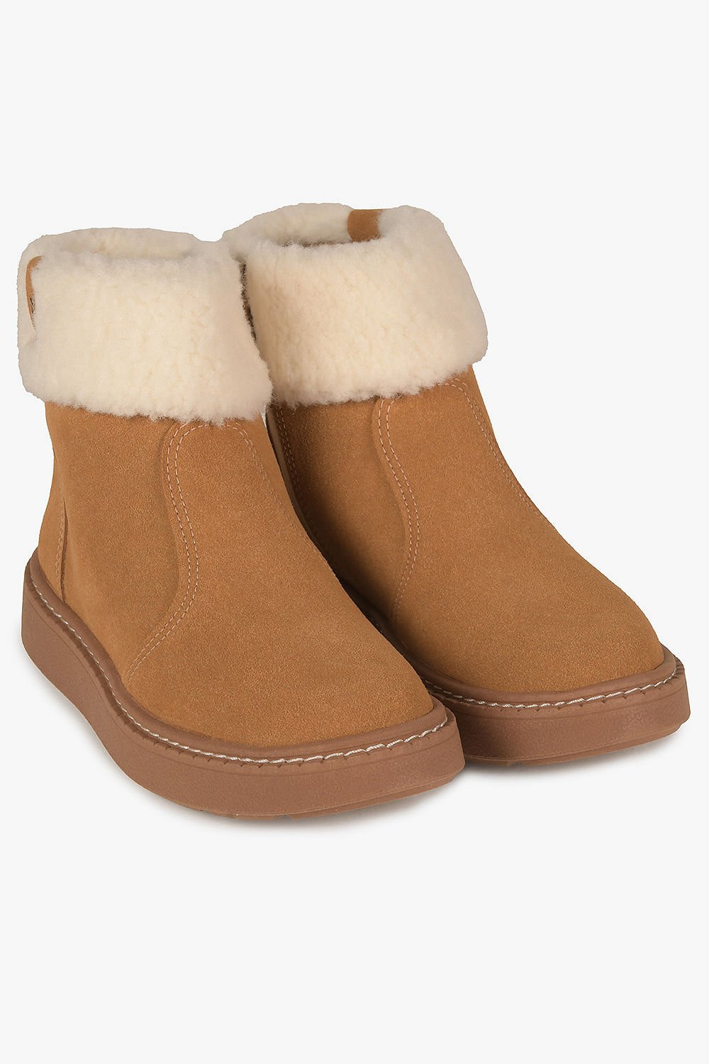 Bota Feminina Cano Curto Modare Belinda Marrom 4