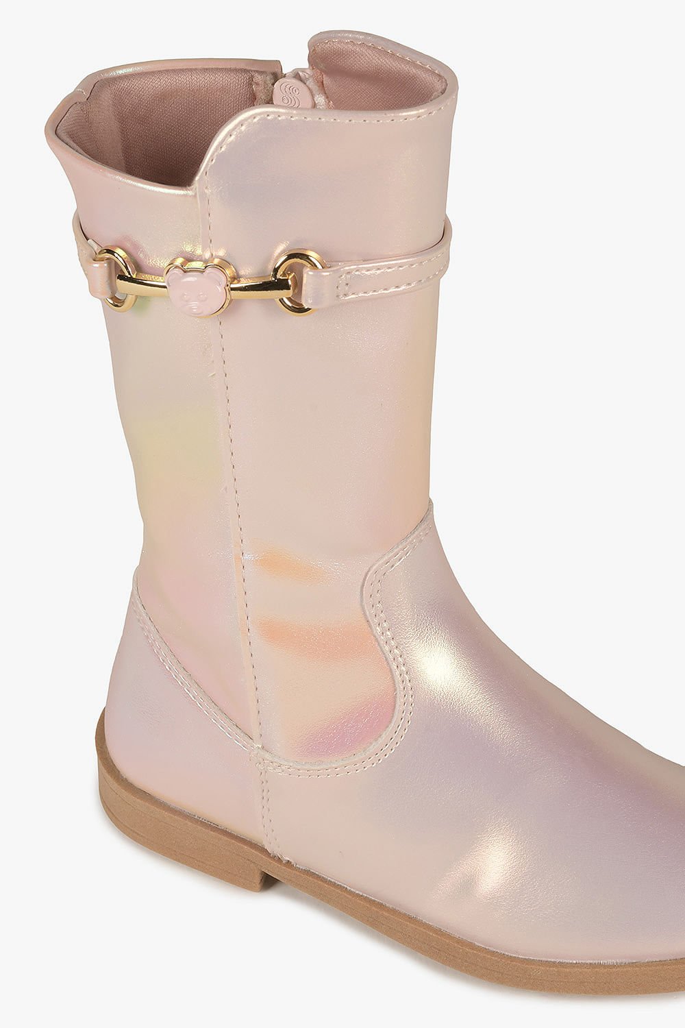 Bota Infantil Cano Alto Mundial Ceila Rosa 2