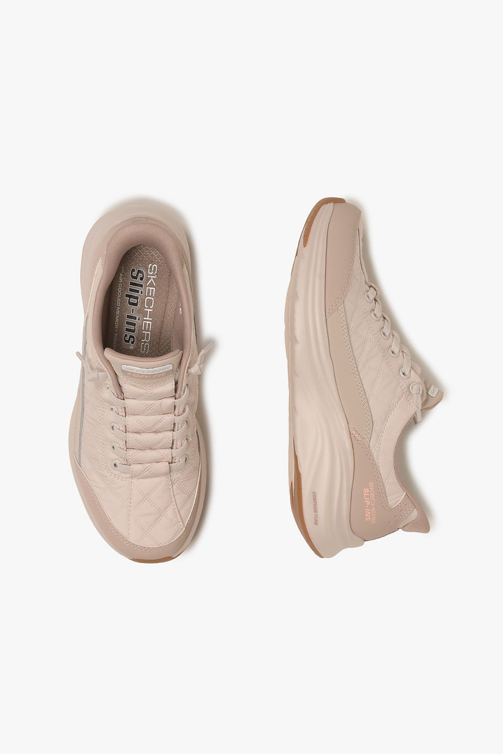 Tênis Skechers Contour Foam Feminino Bege 3