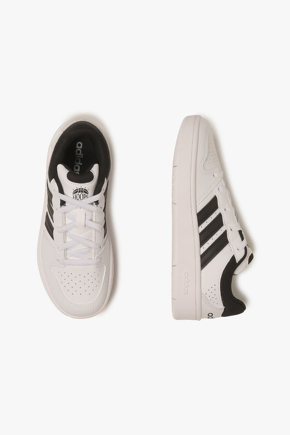 Tênis Adidas Hoops Infantil Branco 3