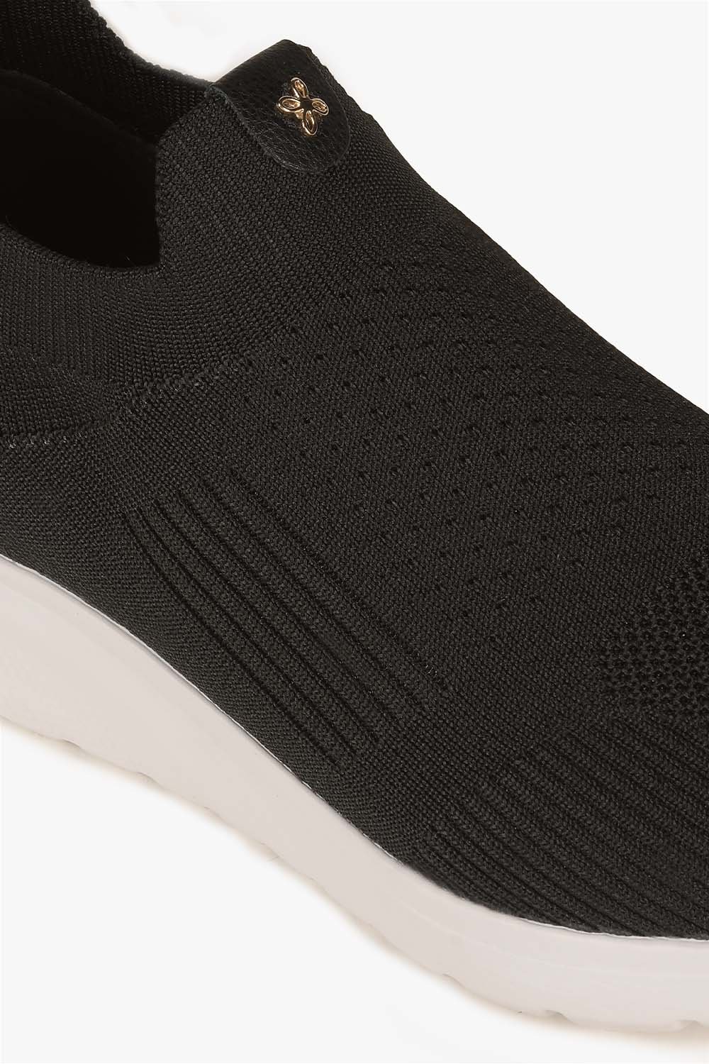 Tênis Feminino Slip On Sortli Jamila Preto 2