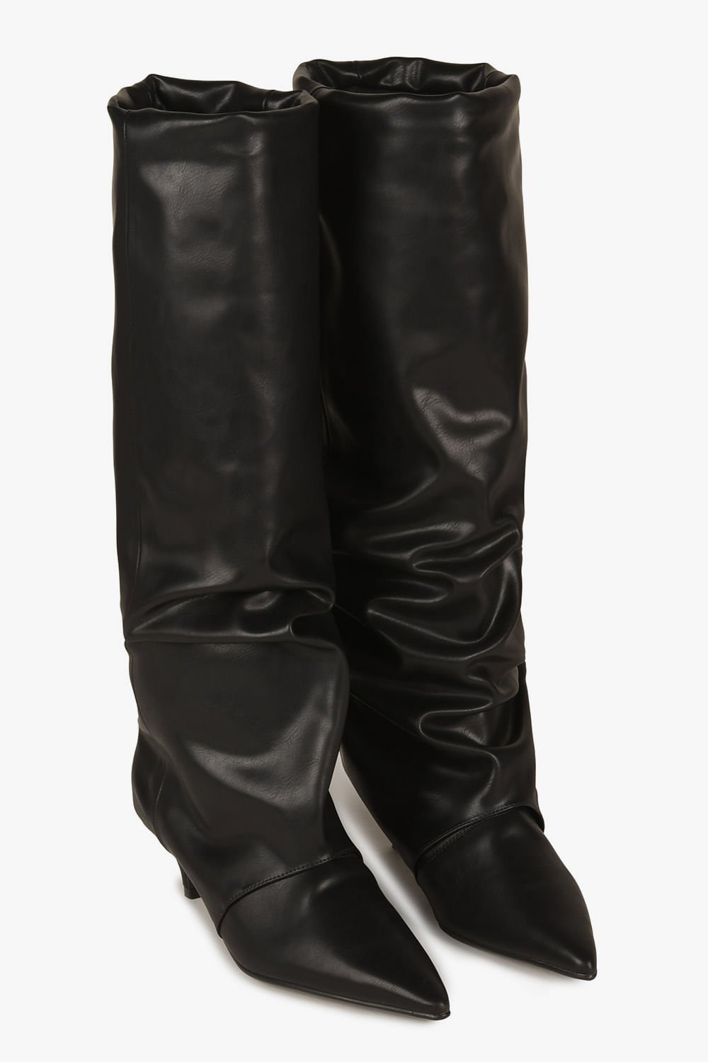 Bota Feminina Cano Alto Mundial Micaele Preto 4