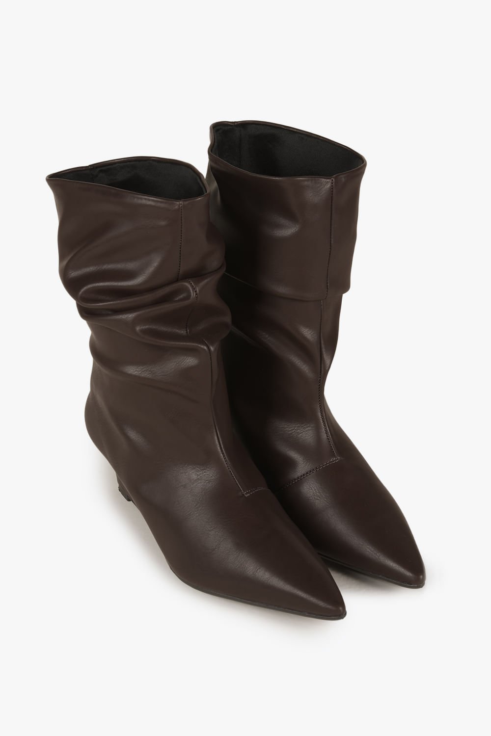 Bota Feminina Cano Médio Mundial Angelina Café 4