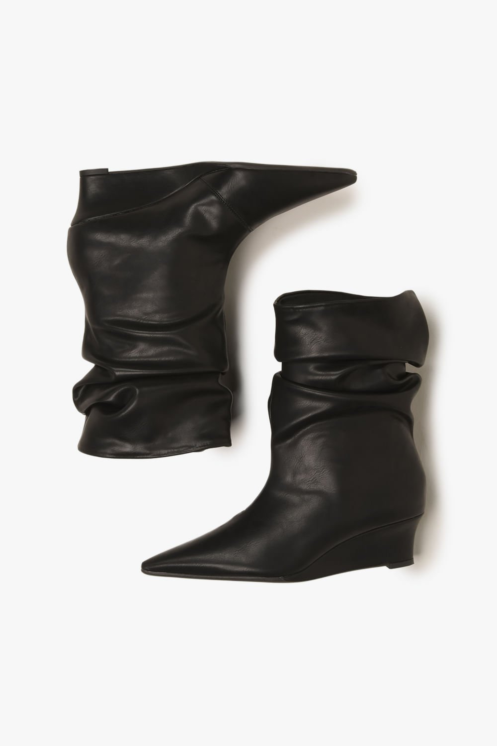 Bota Feminina Cano Médio Mundial Angelina Preto 3