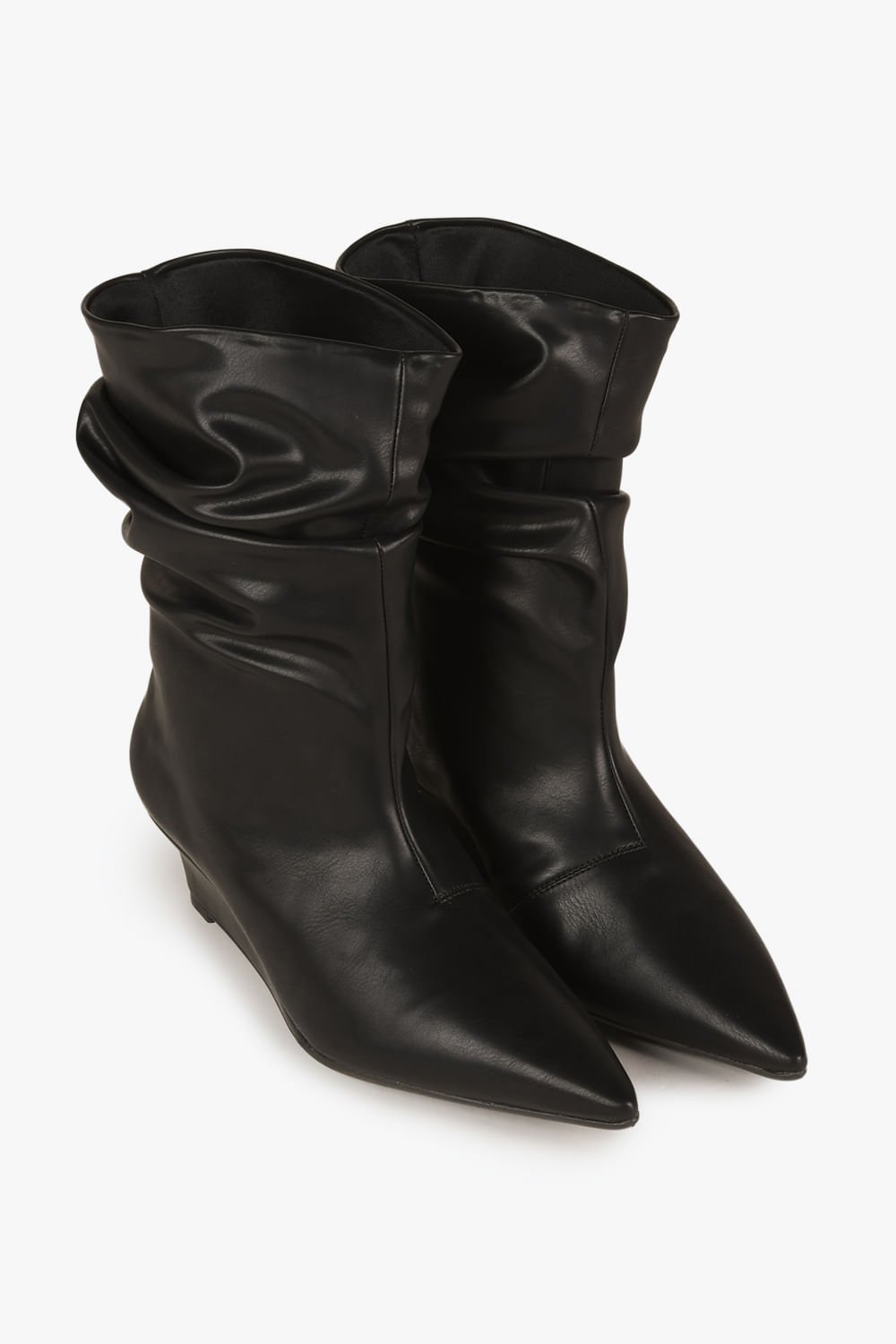 Bota Feminina Cano Médio Mundial Angelina Preto 4