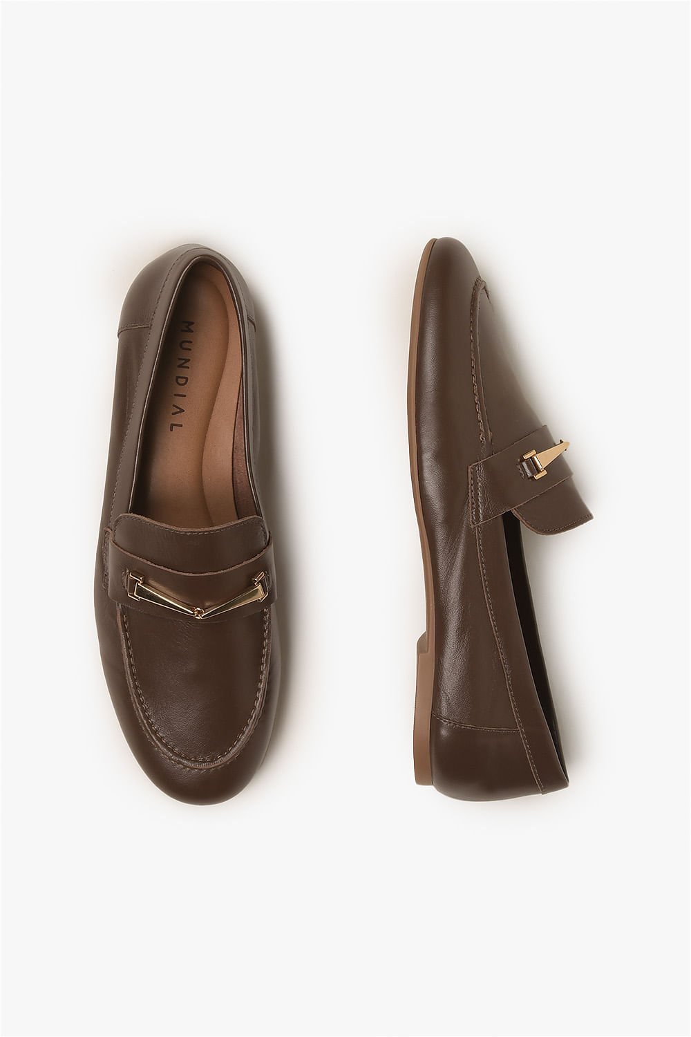 Mocassim Feminino Mundial Lea Marrom 3