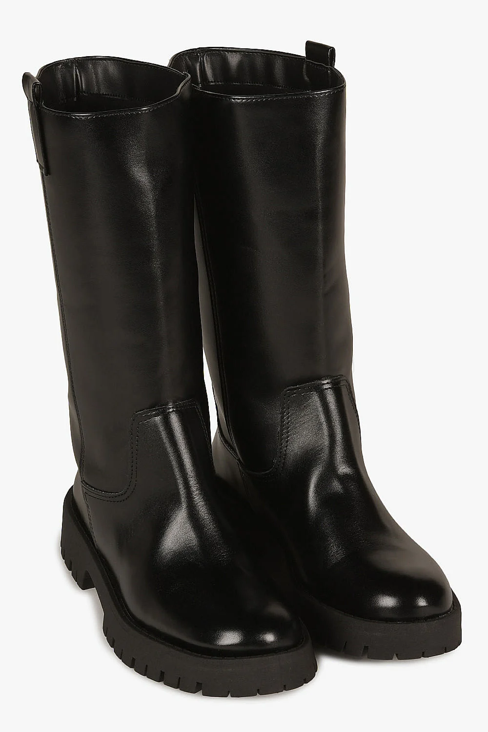 Bota Feminina Cano Médio Mundial Valeria Preto 4