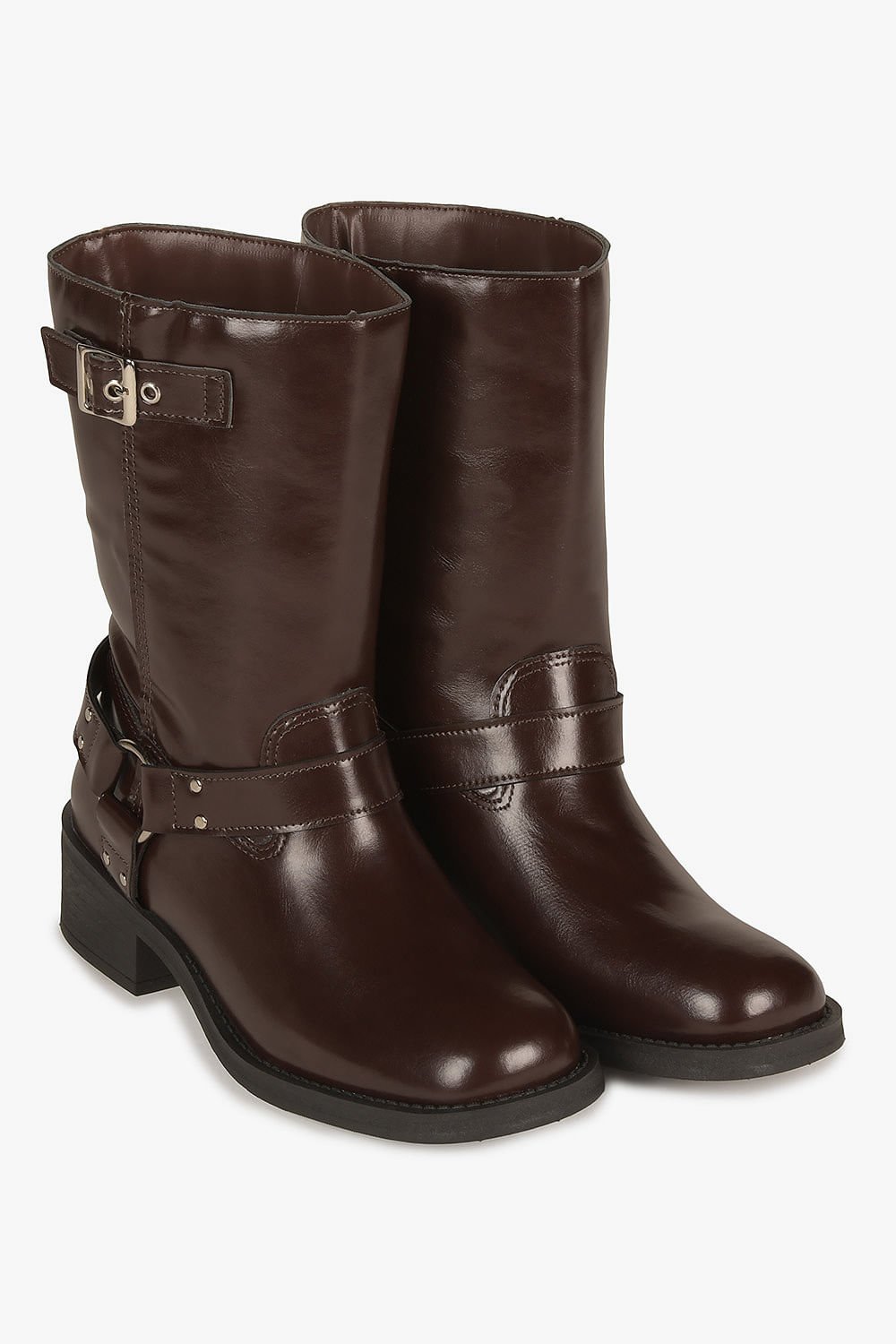 Bota Feminina Cano Médio Mundial Eloa Café 4
