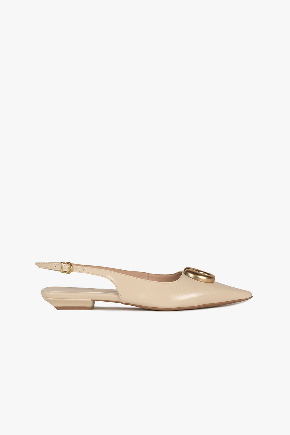Sapatilha Feminina Slingback Mundial Eda Off White 2