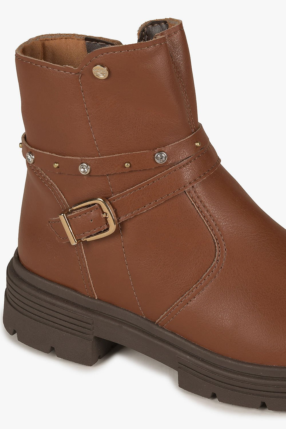 Bota Infantil Coturno Pink Cats Nayara Café 3