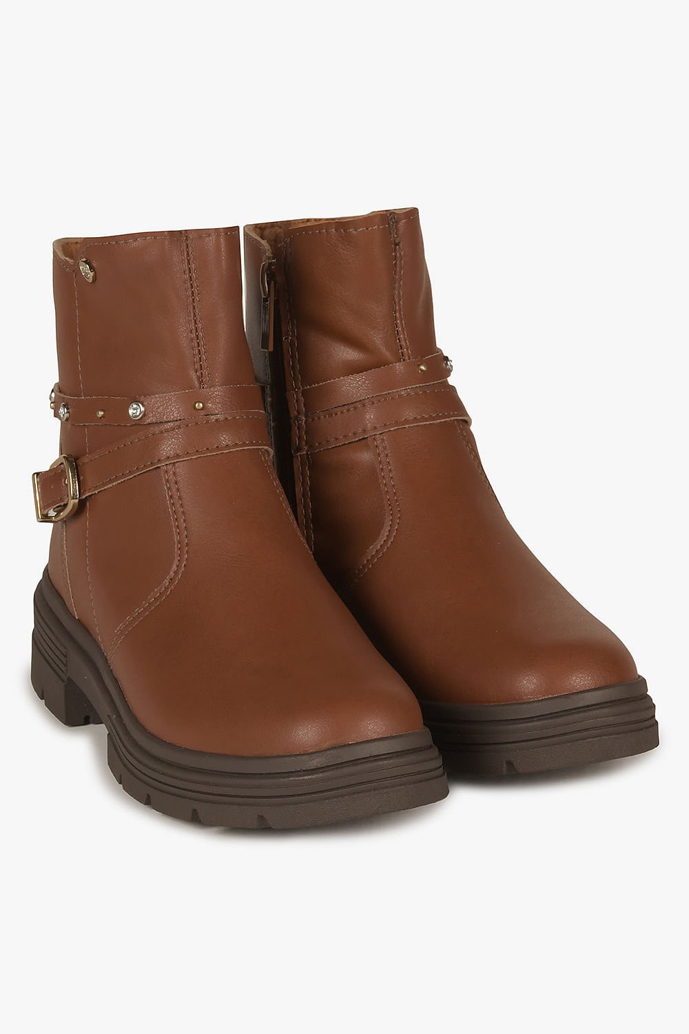 Bota Infantil Coturno Pink Cats Nayara