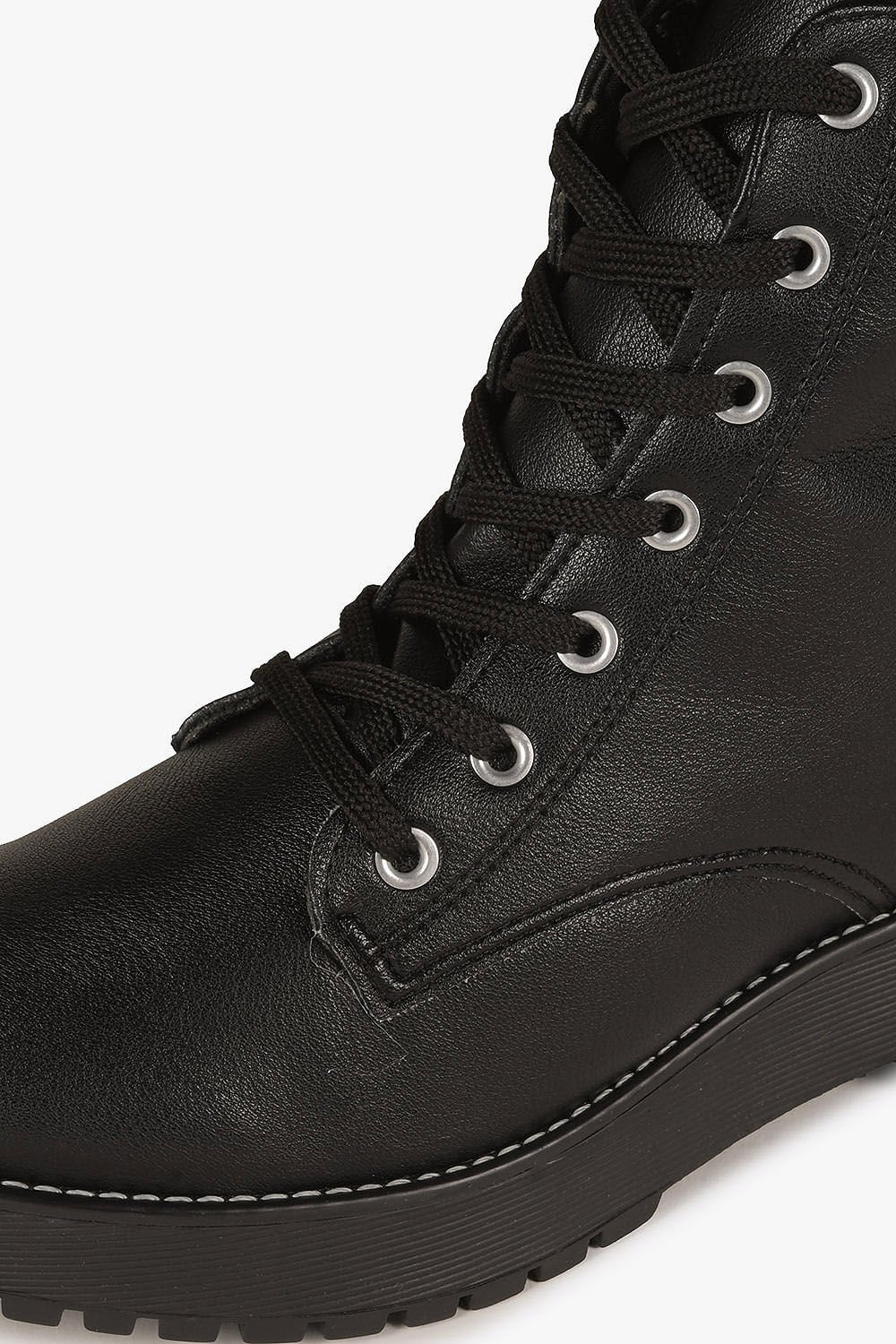 Bota Feminina Coturno Via Marte Swellen Preto 2