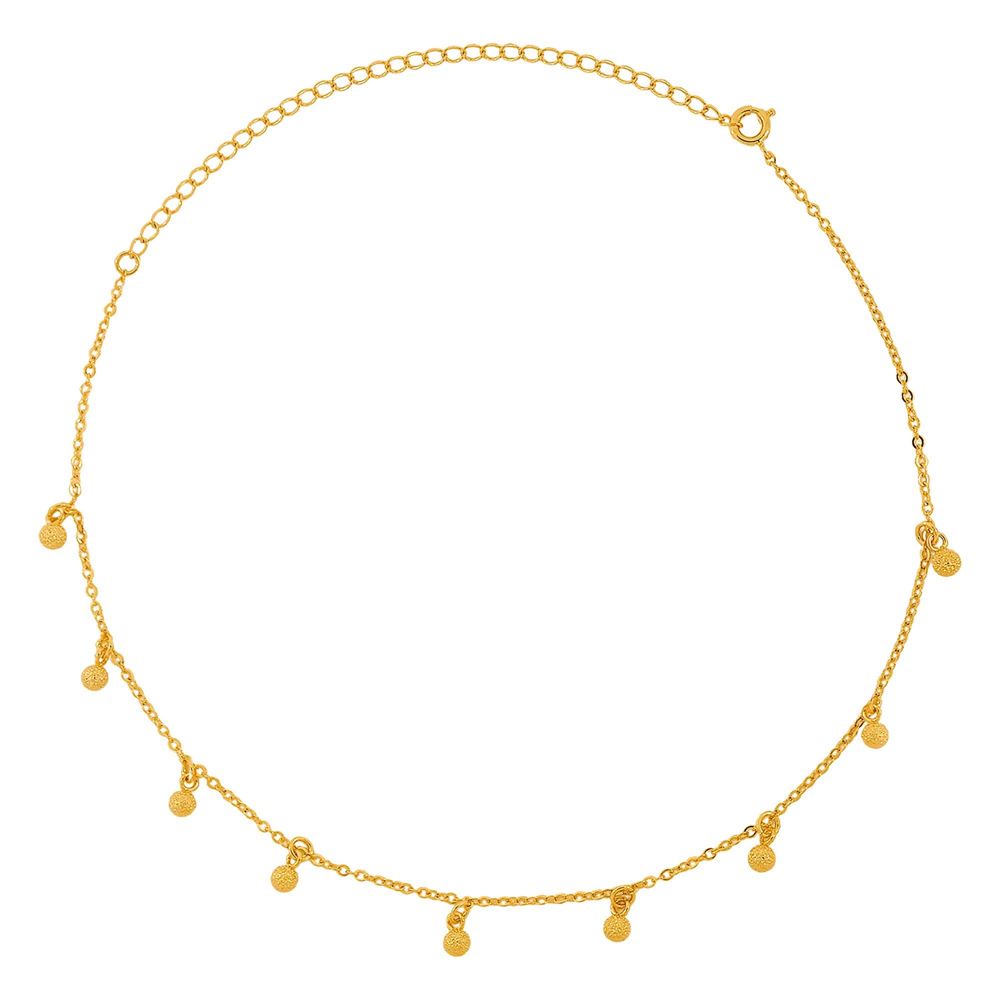 CHOKER SEMIJOIA INFANTIL BOLINHAS DOURADO Dourado 1