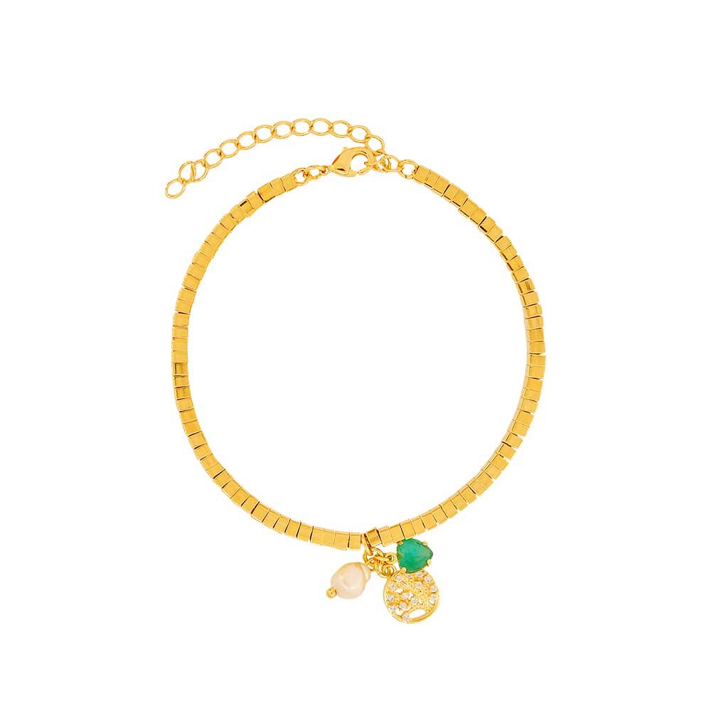 PULSEIRA SEMIJOIA CANUTILHO ARVORE DA VIDA DOURADO Dourado 1