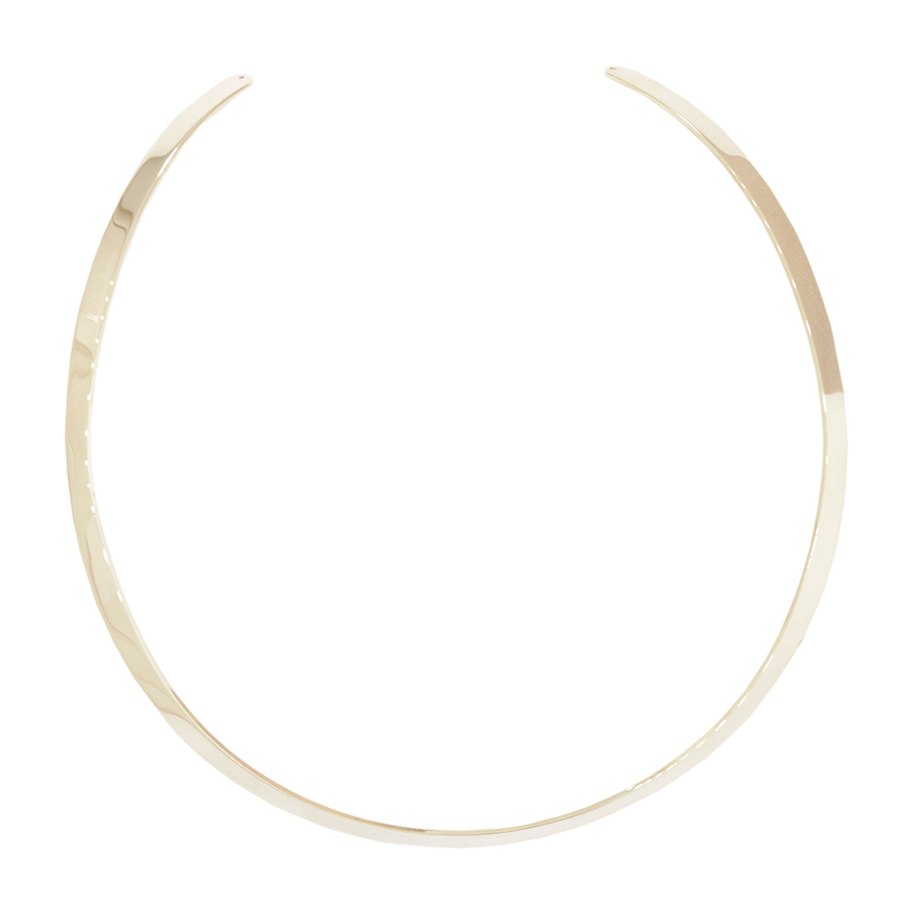 Choker Semijoia Katia Aro Liso Fino Rodio