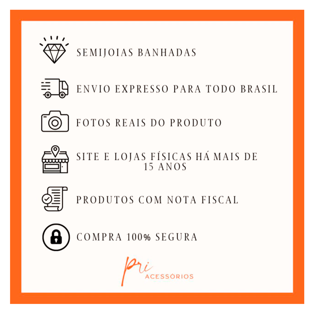 Colar Semijoia Gota Lisa e Cravejada Serenity Dourado Dourado 4