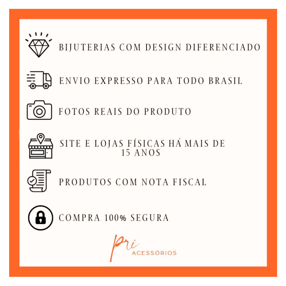 Brinco Bijuteria Pendulo Gota e Oval Dourado Pri Acessorios Vermelho 8