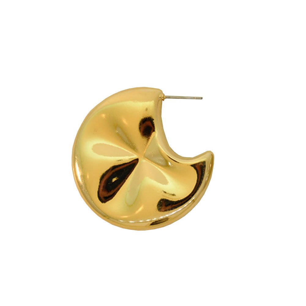 Brinco Argola Organico Pri Acessorios Feminino Dourado 5