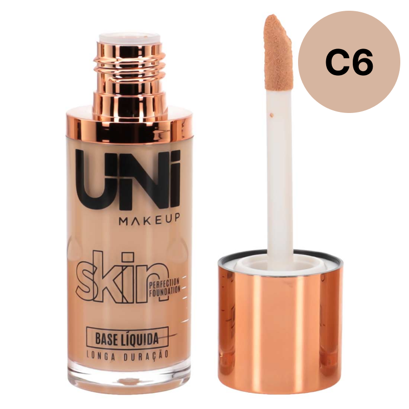 Base Liquida Perfection Fundation - Uni Makeup Cor 6 1