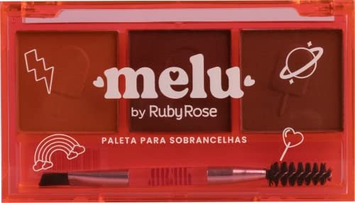 Paleta de Sobrancelhas Cor 01 - Melu By Ruby Rose Cor 01 2