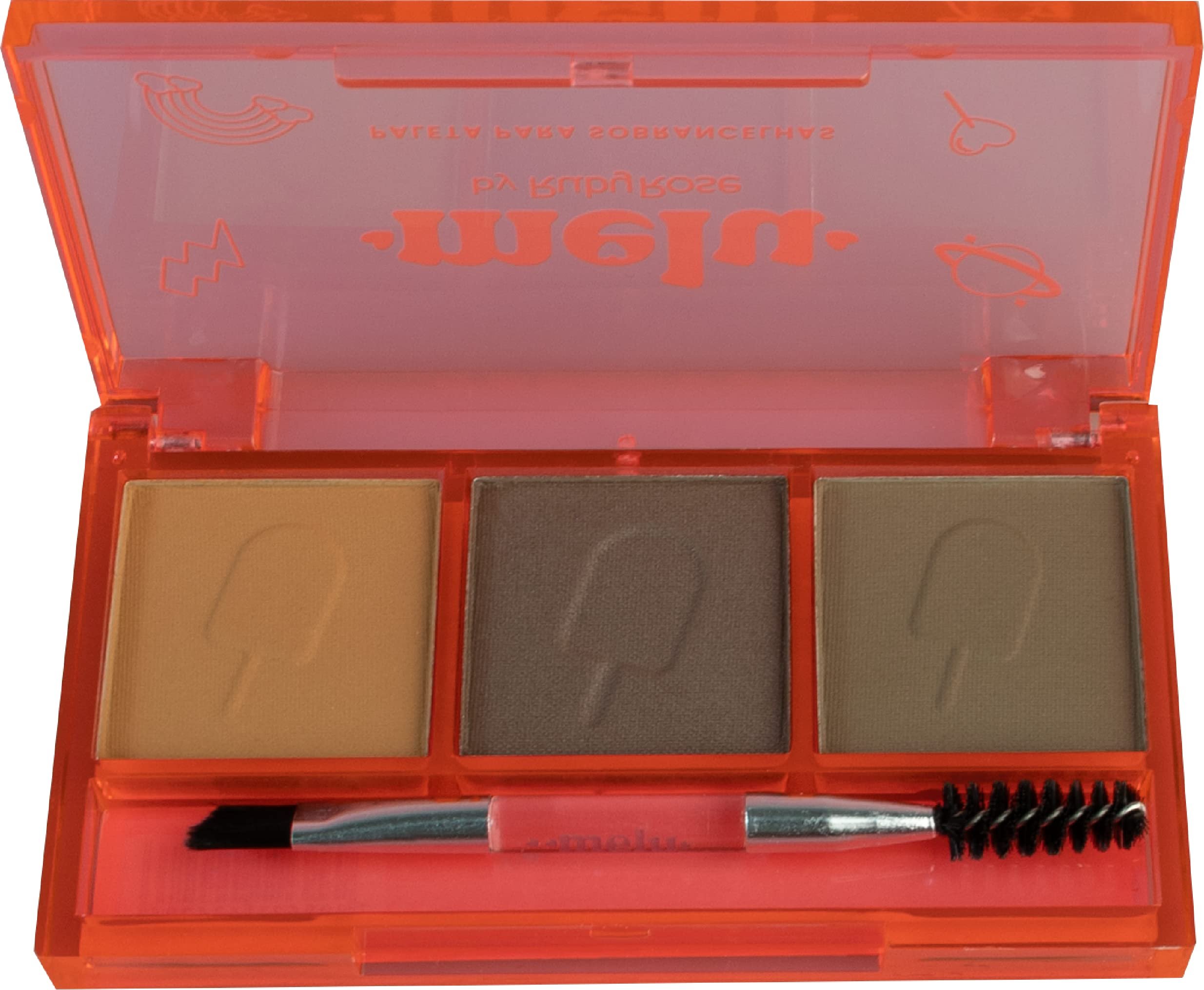 Paleta de Sobrancelhas Cor 01 - Melu By Ruby Rose Cor 01 3