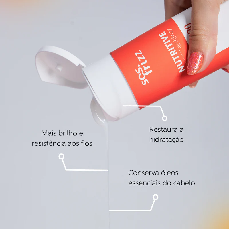 Shampoo Nutritive Antifrizz 250ml - SOS Frizz 250ml 2