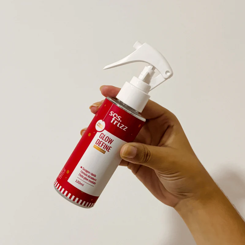 Glow Define Spray Fixador de Penteado 120ml - SOS Frizz 120ml 5
