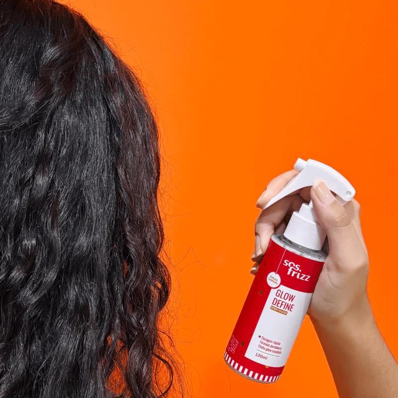 Glow Define Spray Fixador de Penteado 120ml - SOS Frizz 120ml 6
