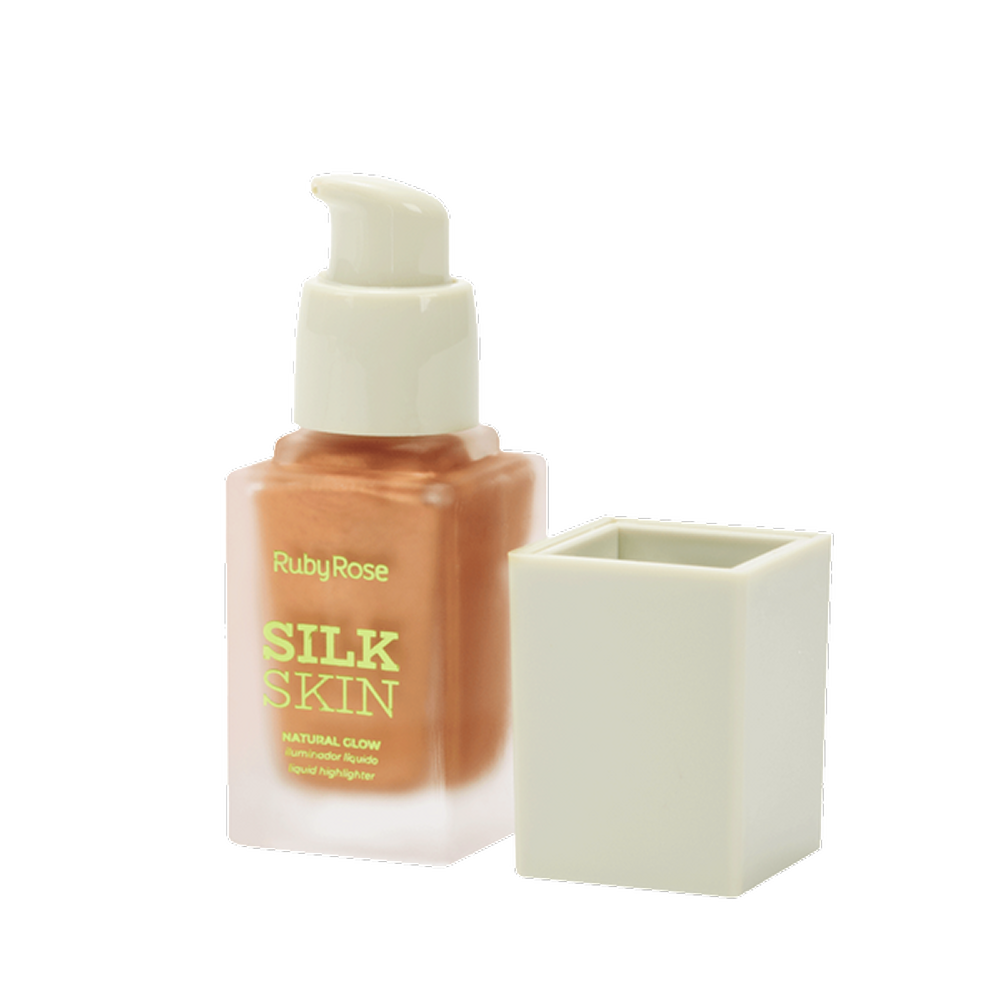 Natural Glow Iluminador Liquido Silk Skin - S4 - Ruby Rose Cor S4 3