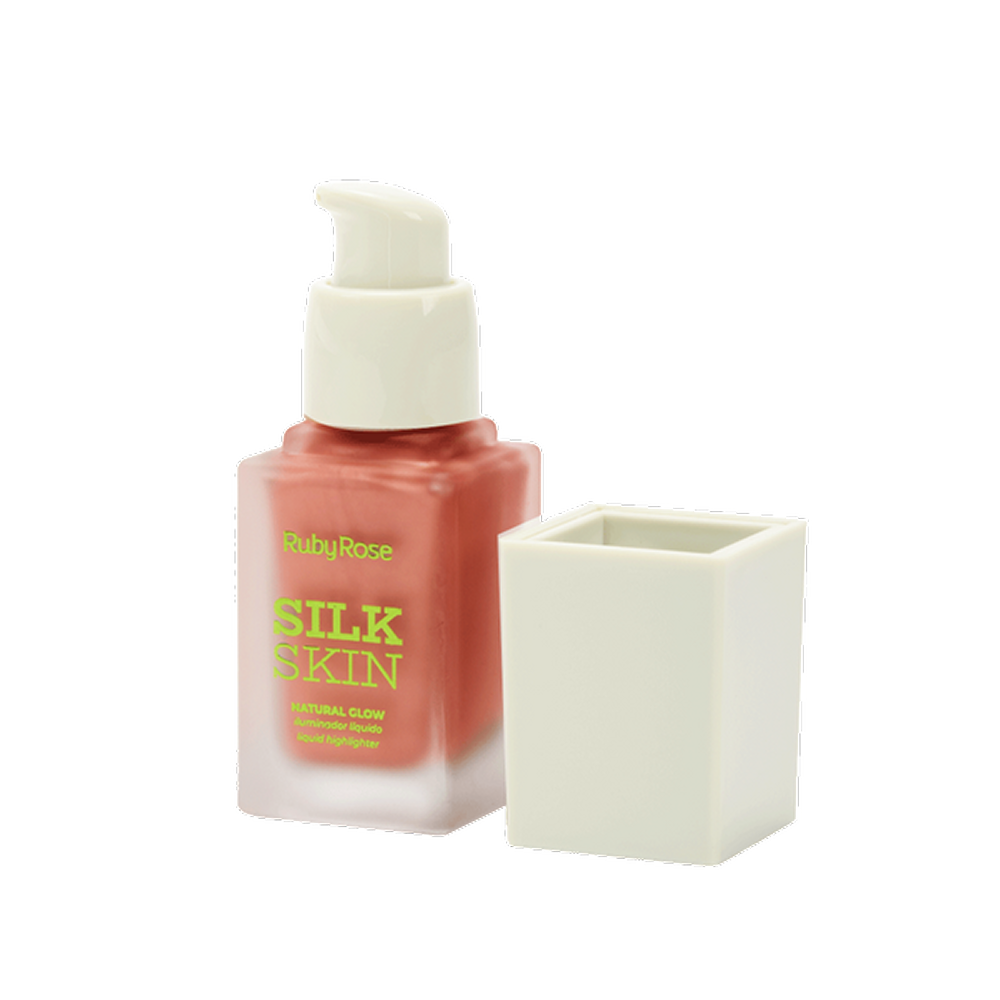 Natural Glow Iluminador Liquido Silk Skin - S5 - Ruby Rose Cor S5 3