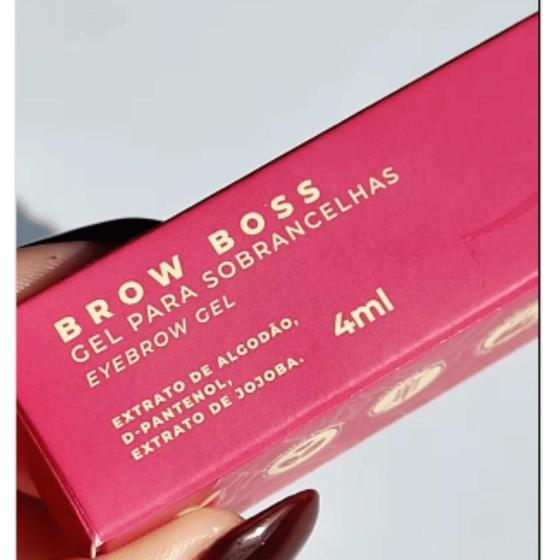 GEL PARA SOBRANCELHAS BROW BOSS NATALIA BEAUTY - RUBY ROSE ÚNICO 3