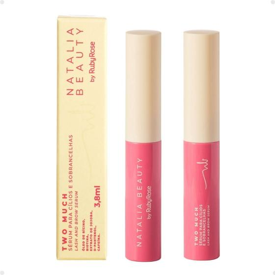 SERUM PARA CILIOS E SOBRANCELHAS TWO MUCH NATALIA BEAUTY - RUBY ROSE 3,8ml 2