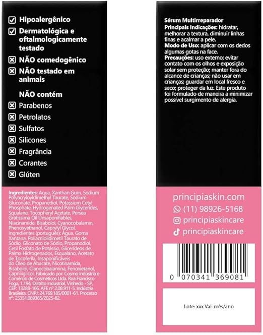Mix 03 Serum Ativos - Principia 30ml 5