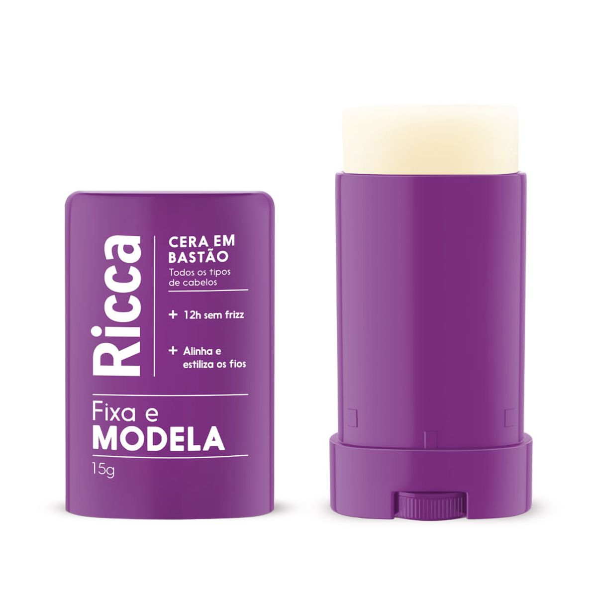 Cera Fixadora em Bastao - Ricca 15g 2