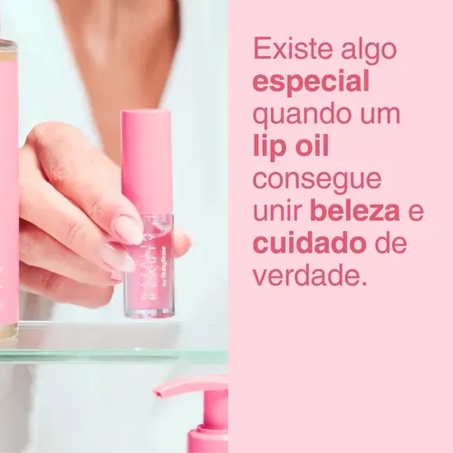 Lip Oil Flowing Natalia Beauty - Ruby Rose ÚNICO 4