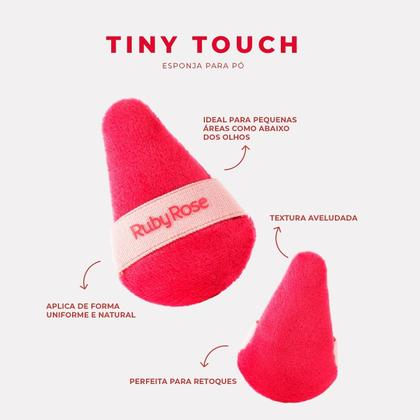 Esponja de Po Tiny Touch - Ruby Rose Rosa 4