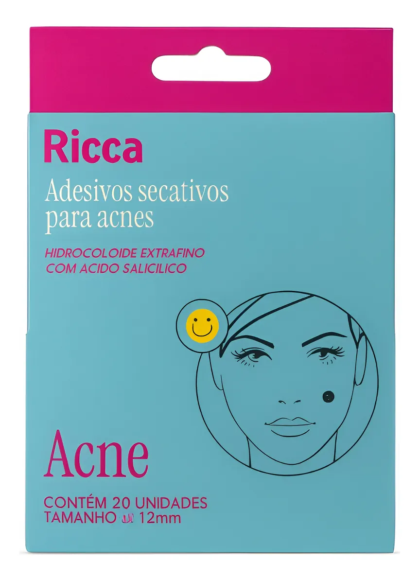 Adesivo Secativo para Acne Smile - Ricca