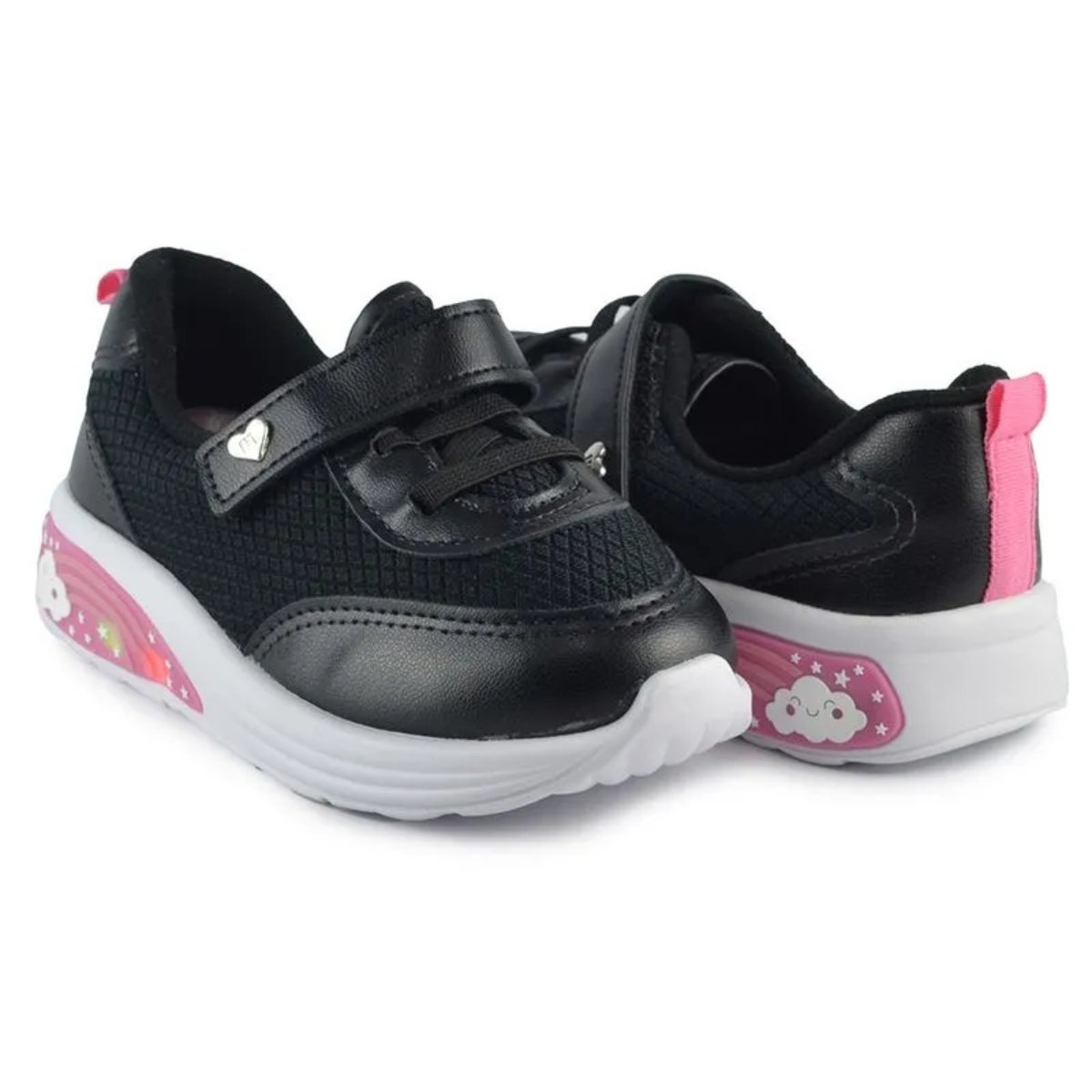 TÊNIS MOLEKINHA BABY LED 2731.203 Preto 3