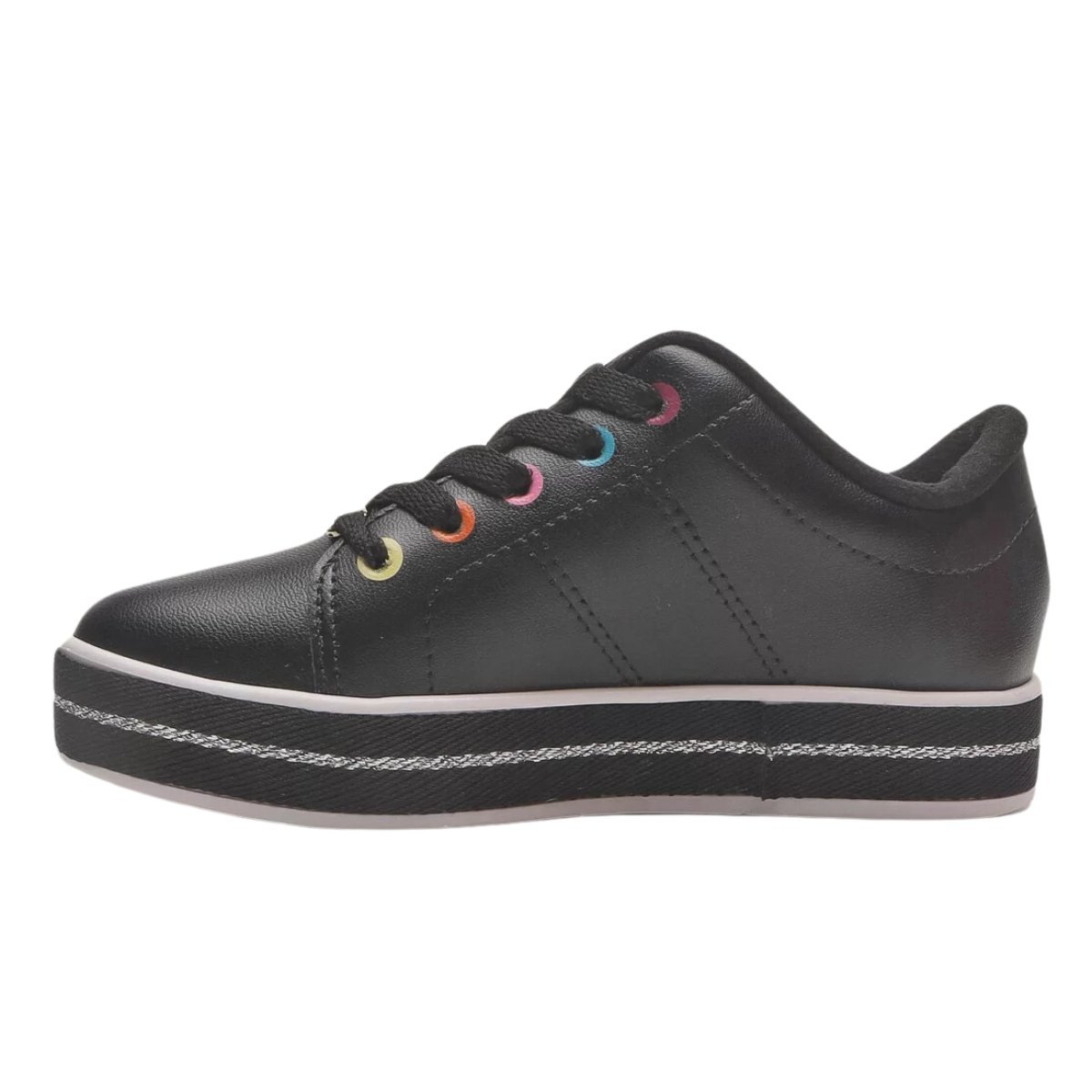TÊNIS MOLEKINHA MENINA FLATFORM 2520.320 Preto 5
