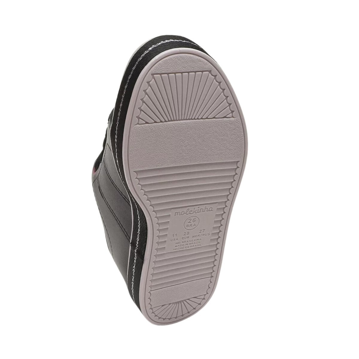 TÊNIS MOLEKINHA MENINA FLATFORM 2520.320 Preto 7